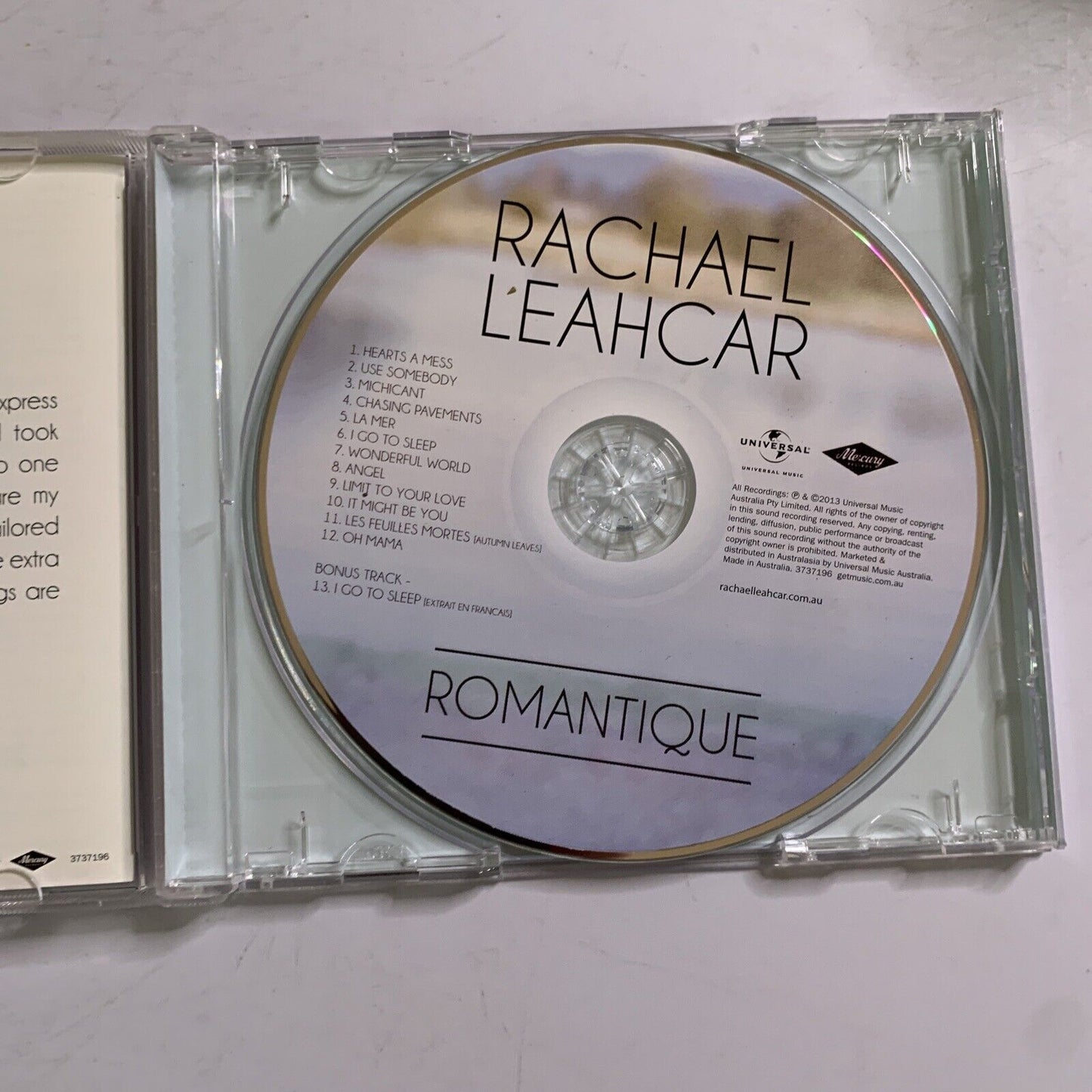 Romantique by Rachael Leahcar (CD, 2013) Album