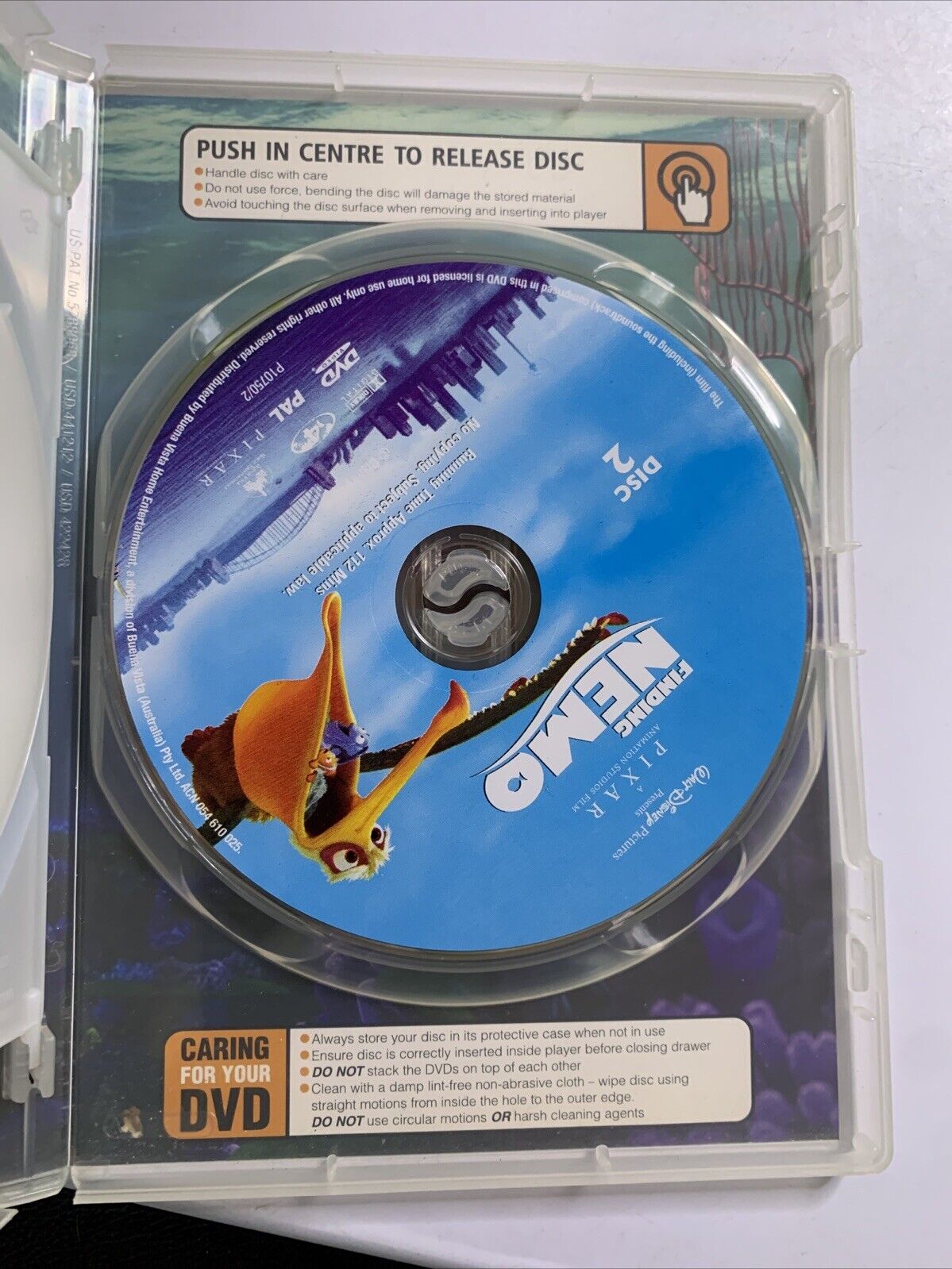 Finding Nemo Collector's Edition (DVD, 2003) Pixar Film Region 4