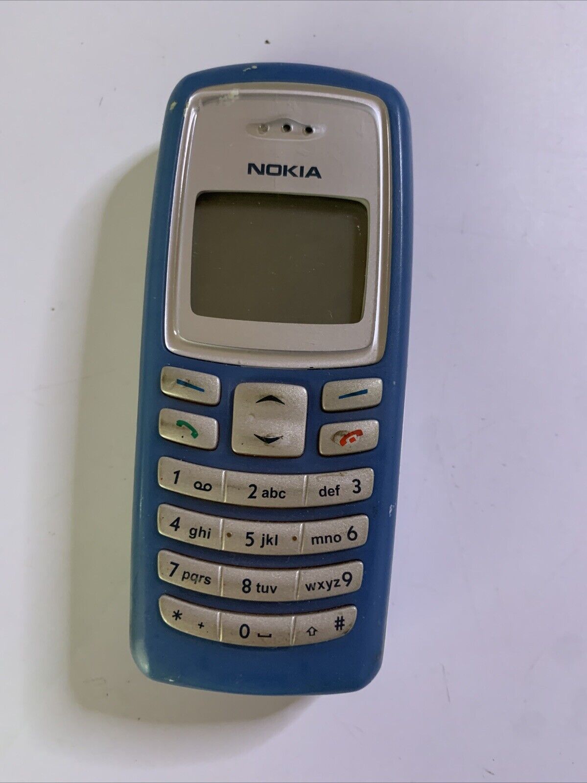 Nokia 2100 Mobile Phone Vintage Retro Blue *Untested