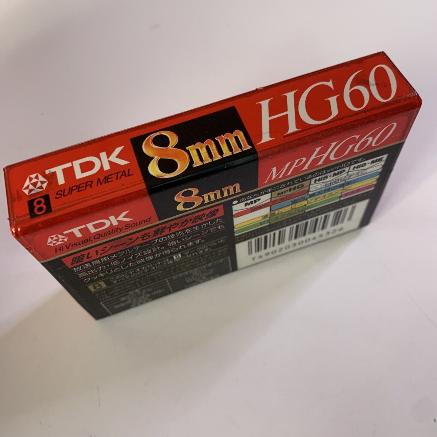 TDK HG60 60 minutes Super Metal 8mm Video Cassette Made in Japan NEW Sealed