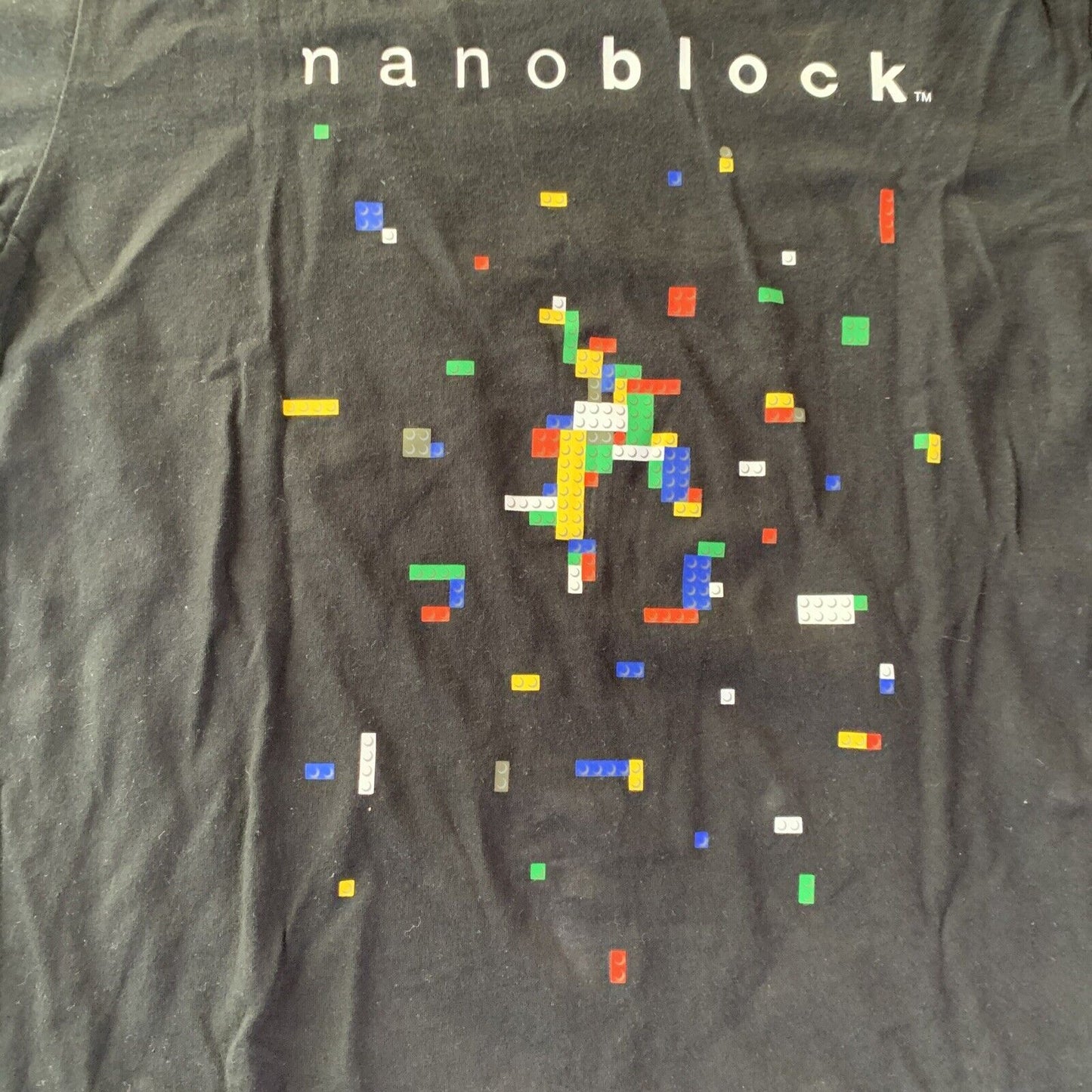 Nanoblock UNIQLO Black Short Sleeve Shirt Small