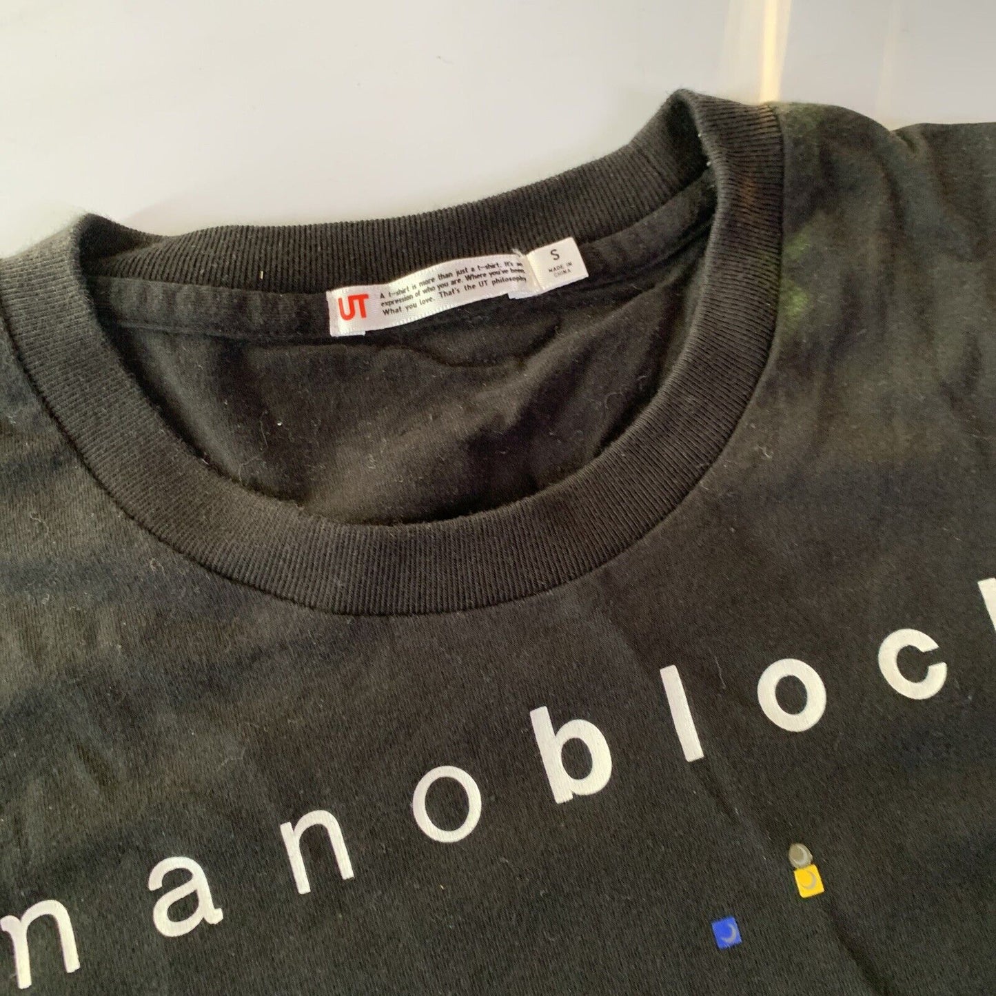 Nanoblock UNIQLO Black Short Sleeve Shirt Small