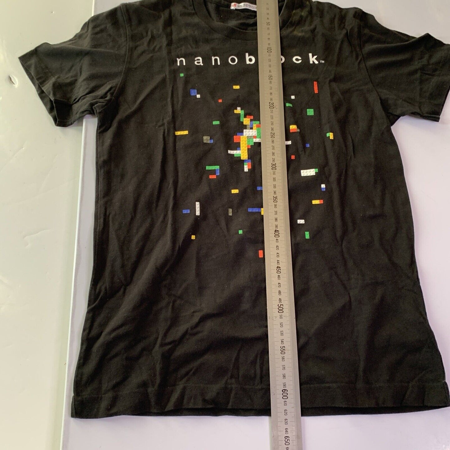 Nanoblock UNIQLO Black Short Sleeve Shirt Small