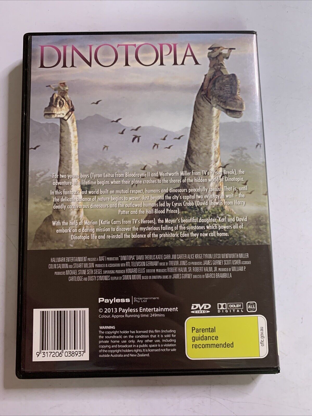 Dinotopia (DVD, 2002) Region 4