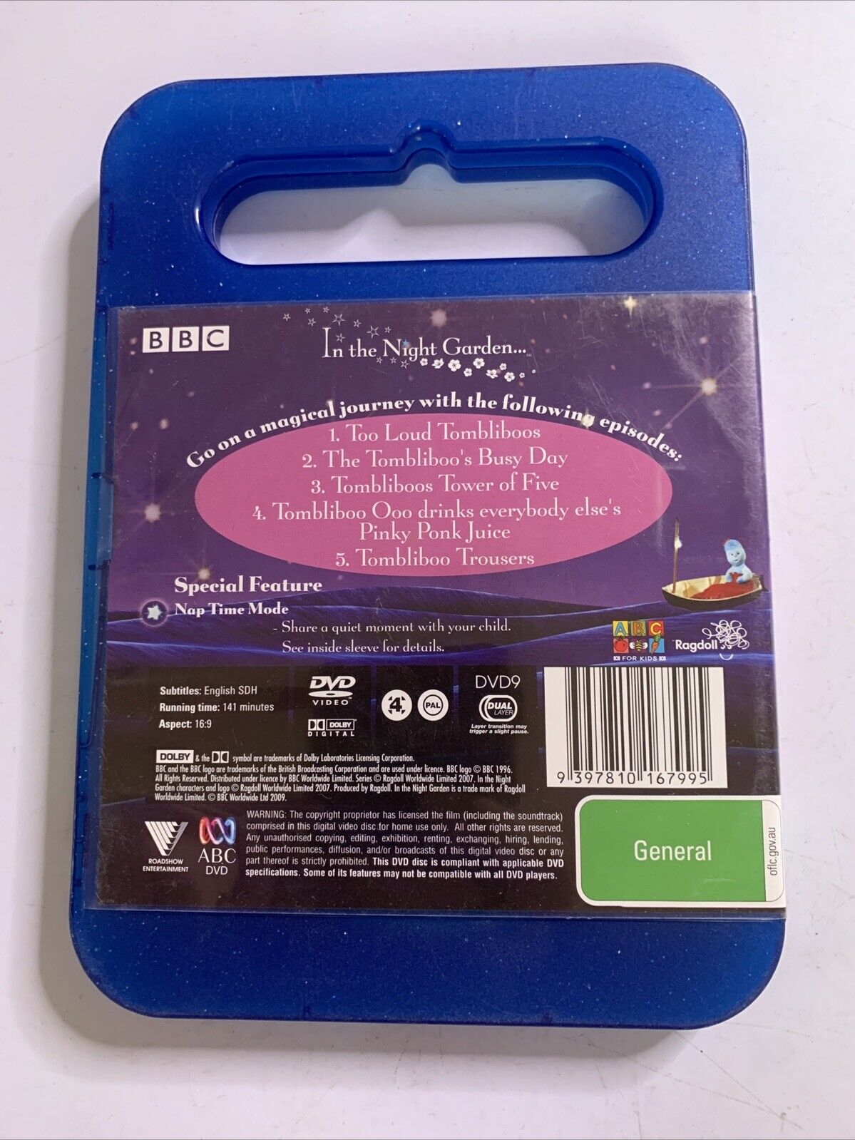 In the Night Garden Hello Tombliboos! (DVD, 2008) Region 4