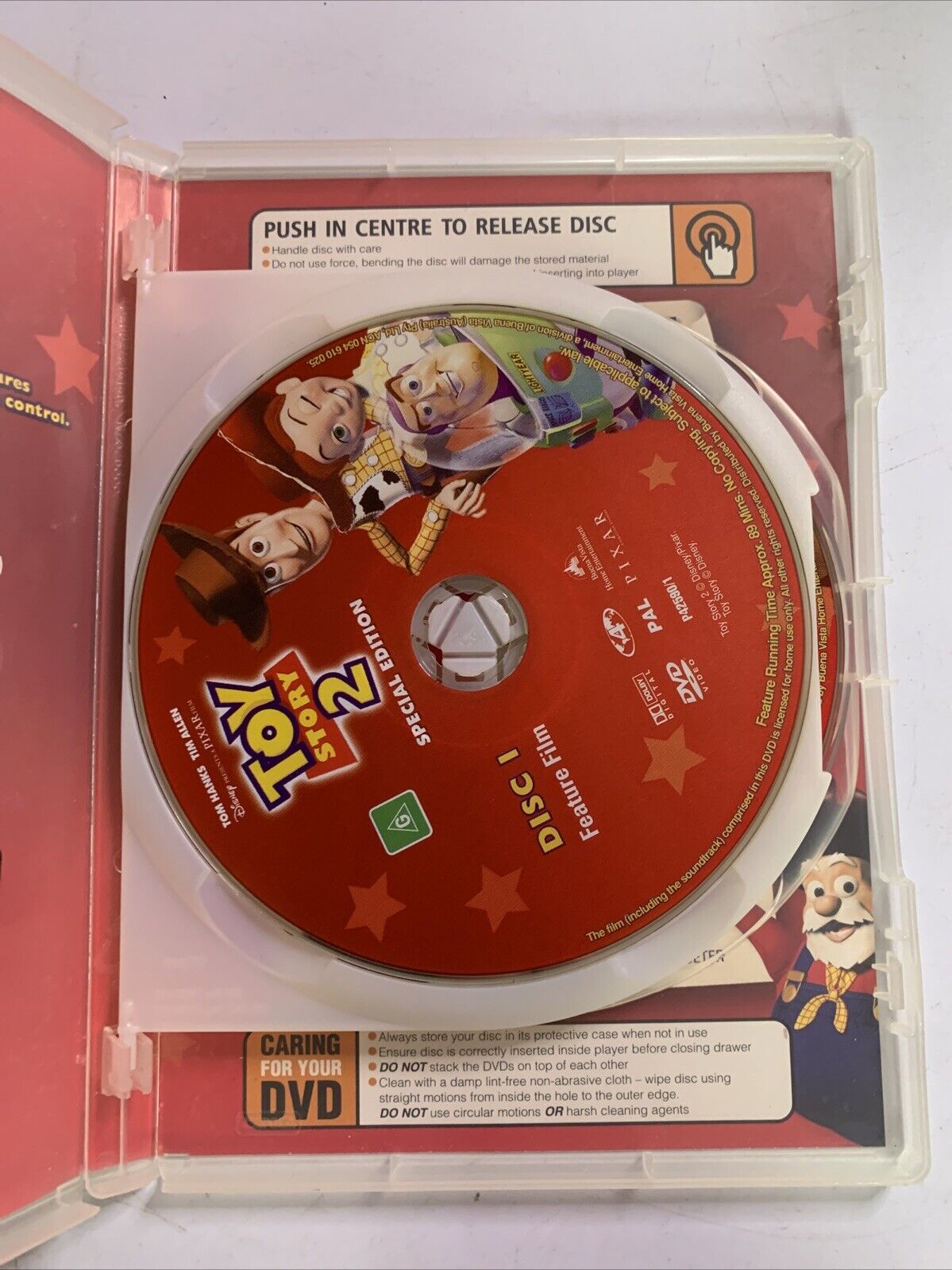 Toy Story 2 Special Edition (DVD, 1999, 2-Disc) Region 4