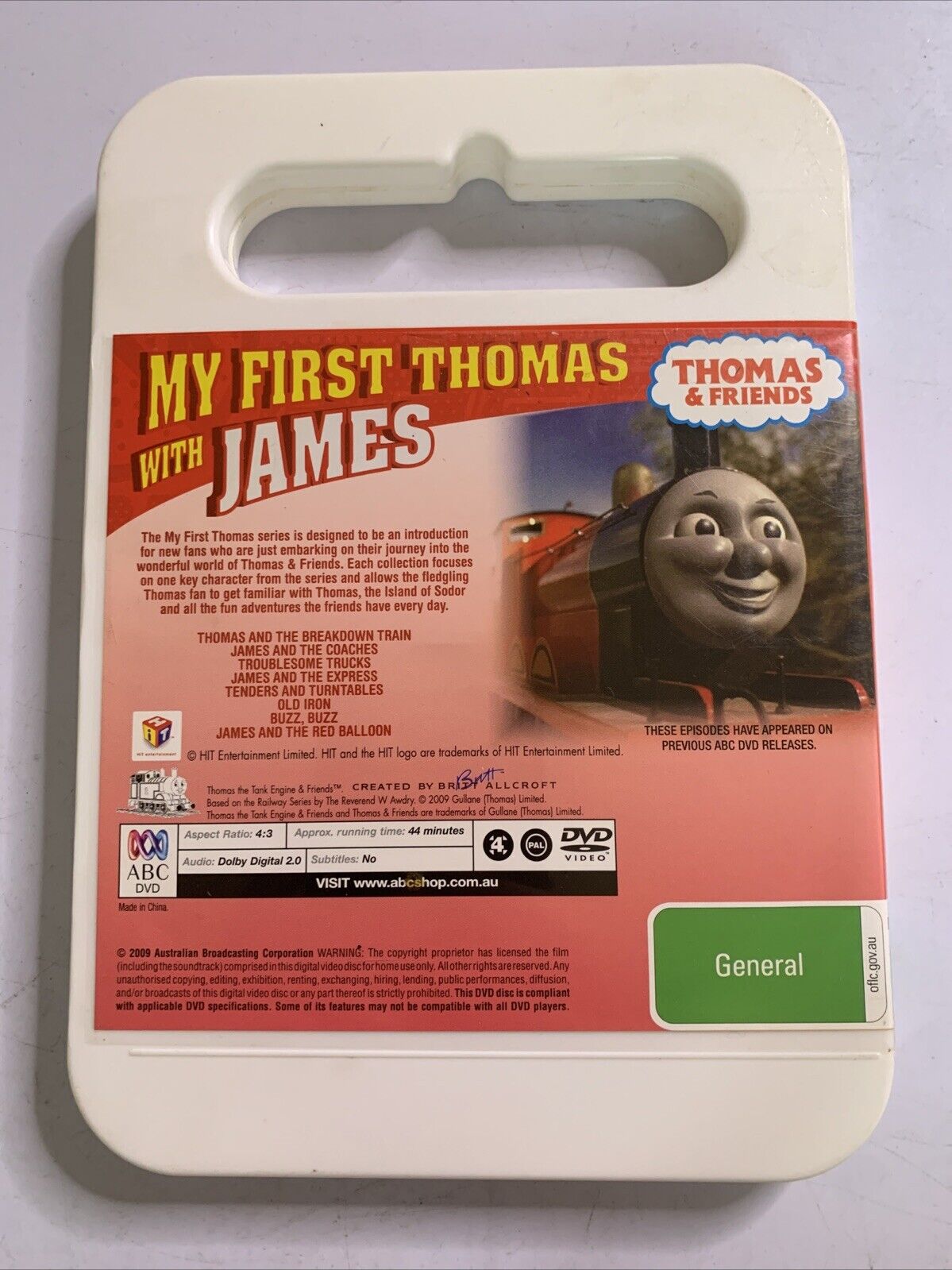 Thomas & Friends : My First Thomas With James (DVD, 2009) Region 4