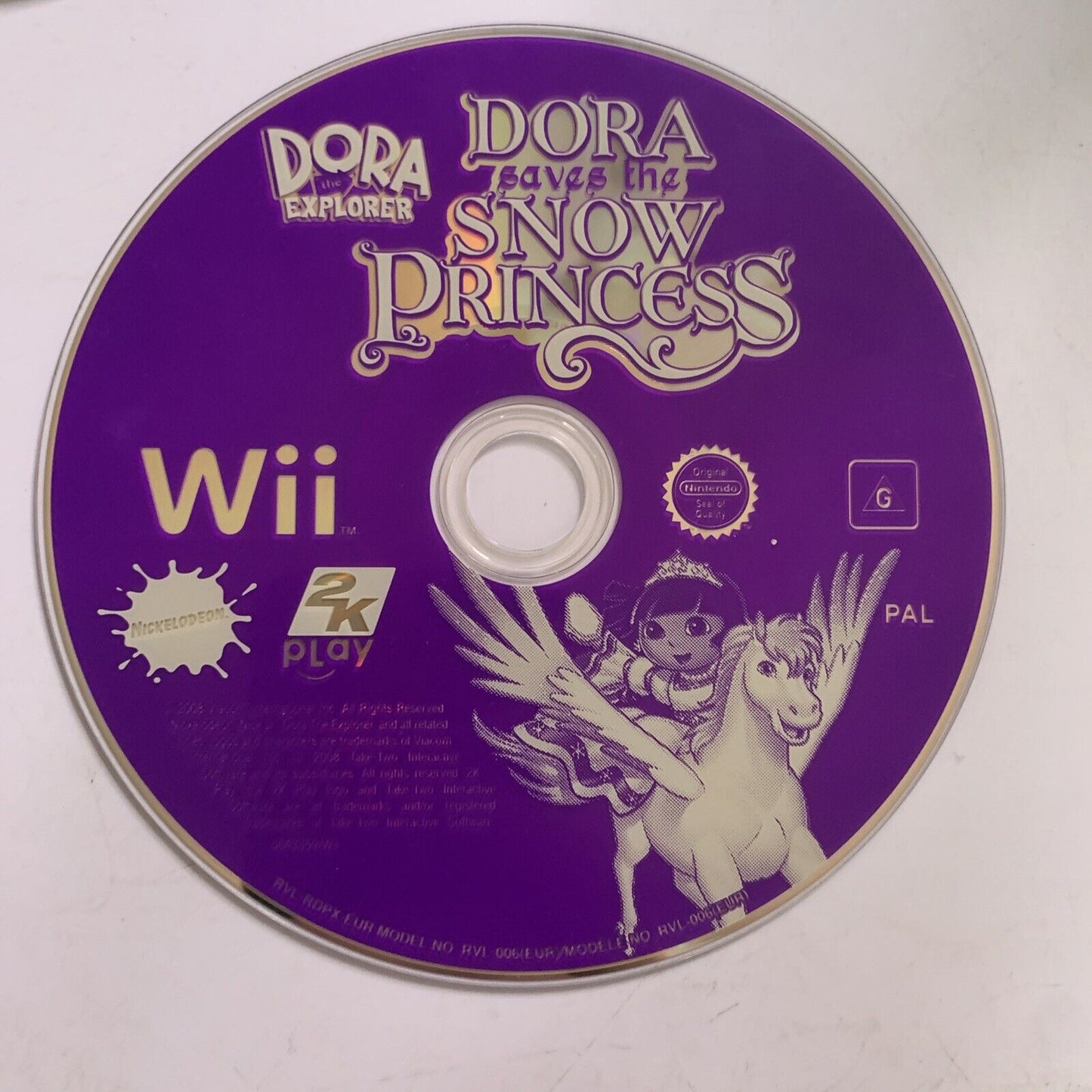 Dora Saves The Snow Princess Nintendo Wii PAL 2008 Game Complete