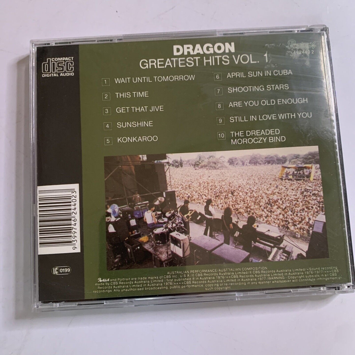 Dragon Greatest Hits Volume 1 (CD, 1979) Album