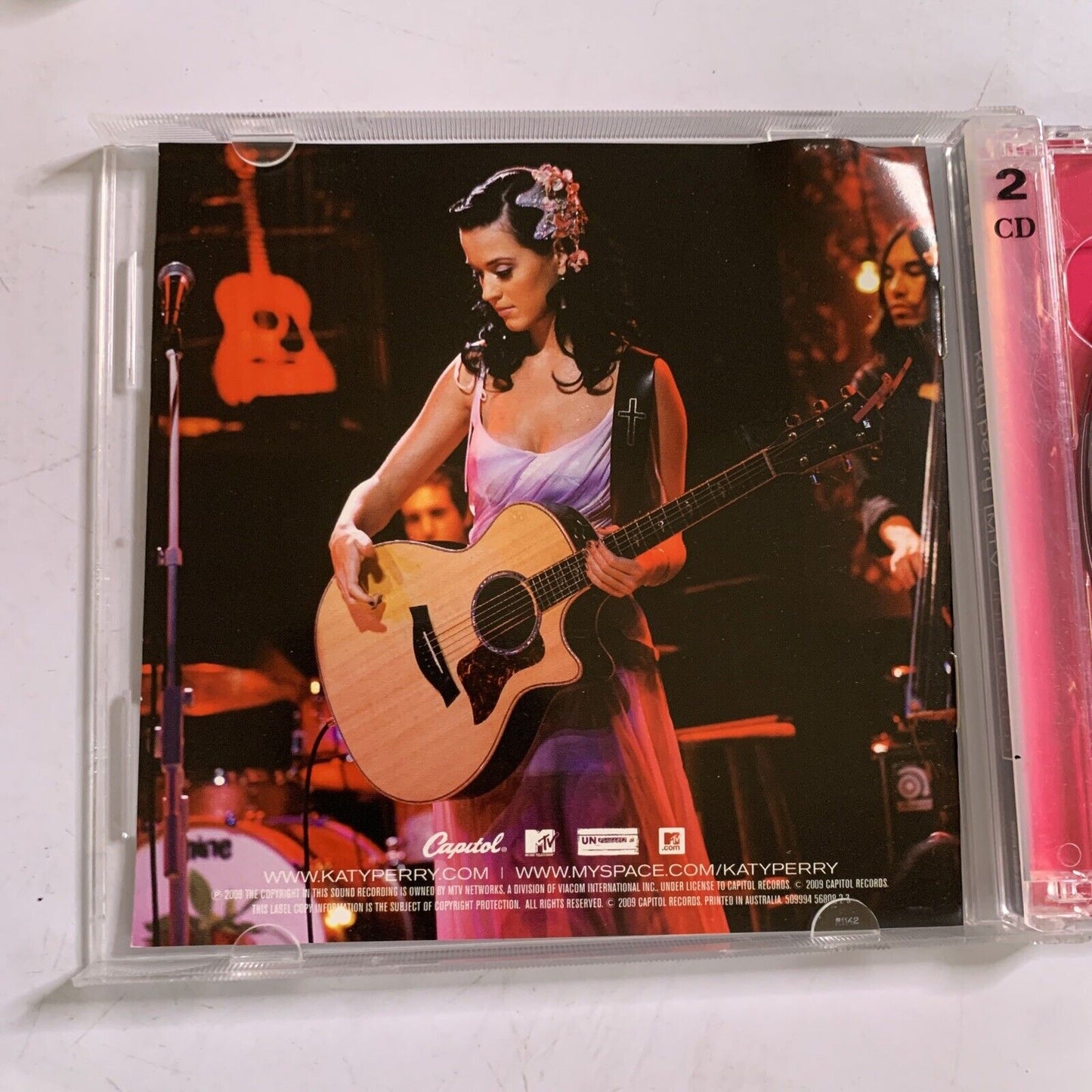 Katy Perry: MTV Unplugged (CD +DVD, 2009) Limited Ed. Album All Regions
