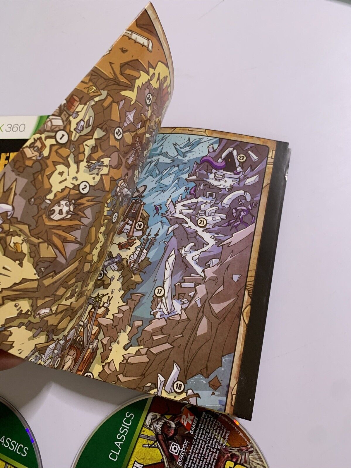 Borderlands Game of the Year Edition Microsoft XBOX 360 PAL + Map Complete