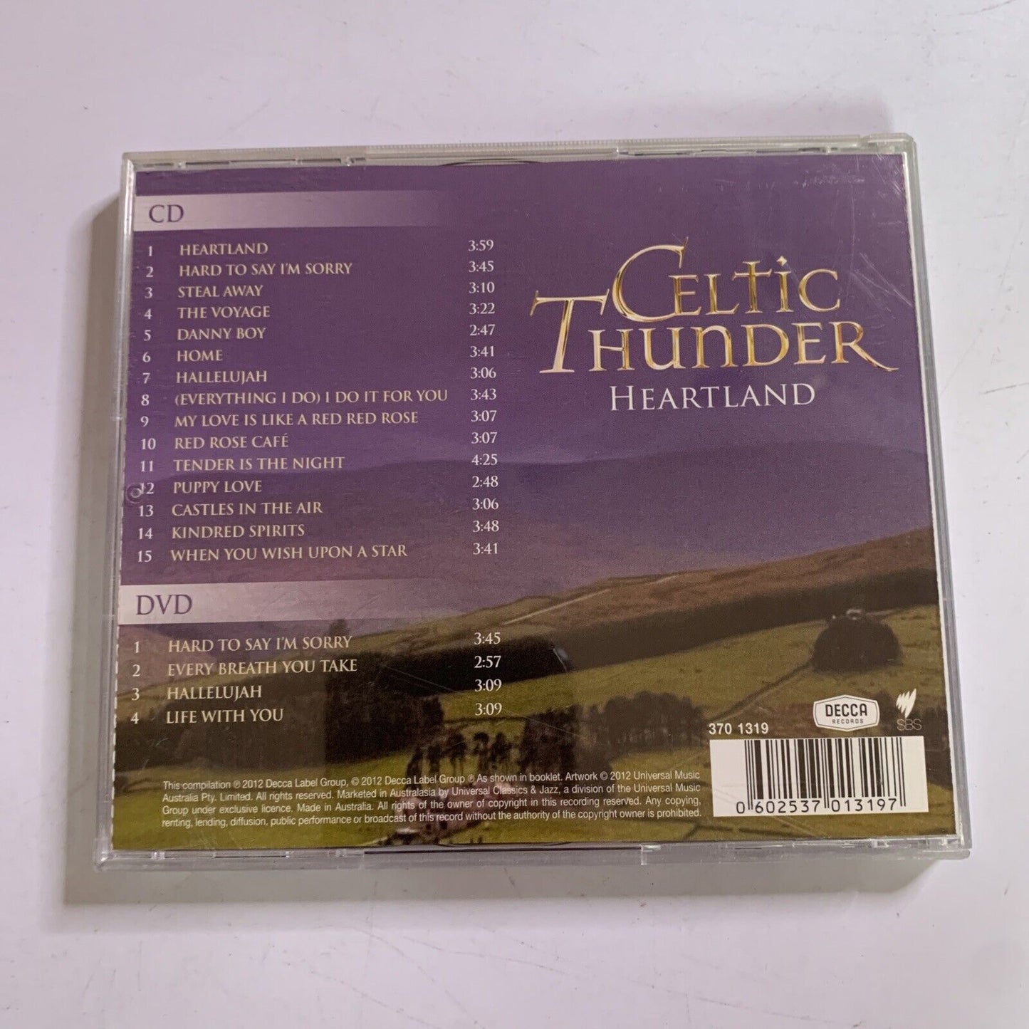 Heartland by Celtic Thunder (CD & DVD, 2012, 2-Disc)