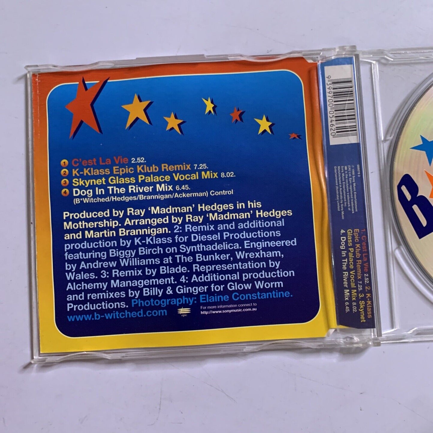 B*Witched – C'est La Vie (CD, 1998) Single