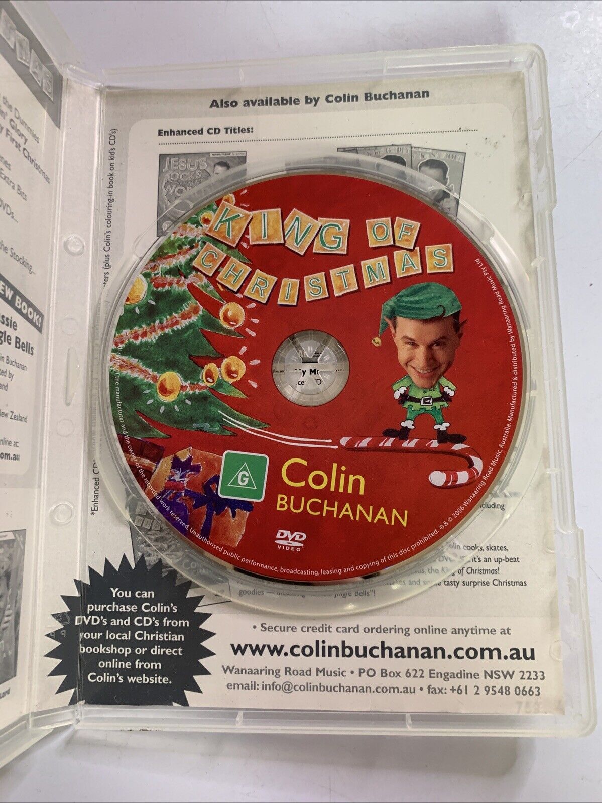 Colin Buchanan King Of Christmas (DVD, 2006) All Regions