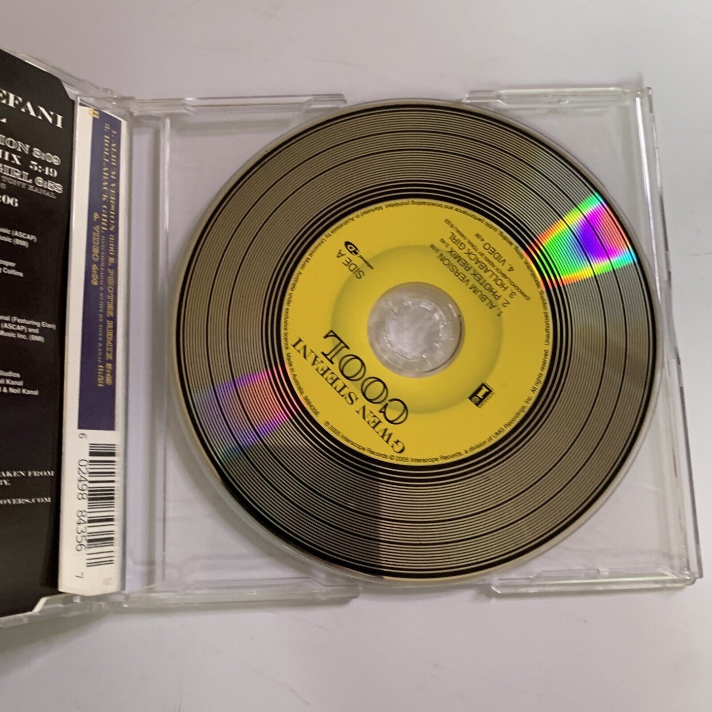 Cool by Gwen Stefani (CD, 2005, Enhanced CD) Single Interscope Records