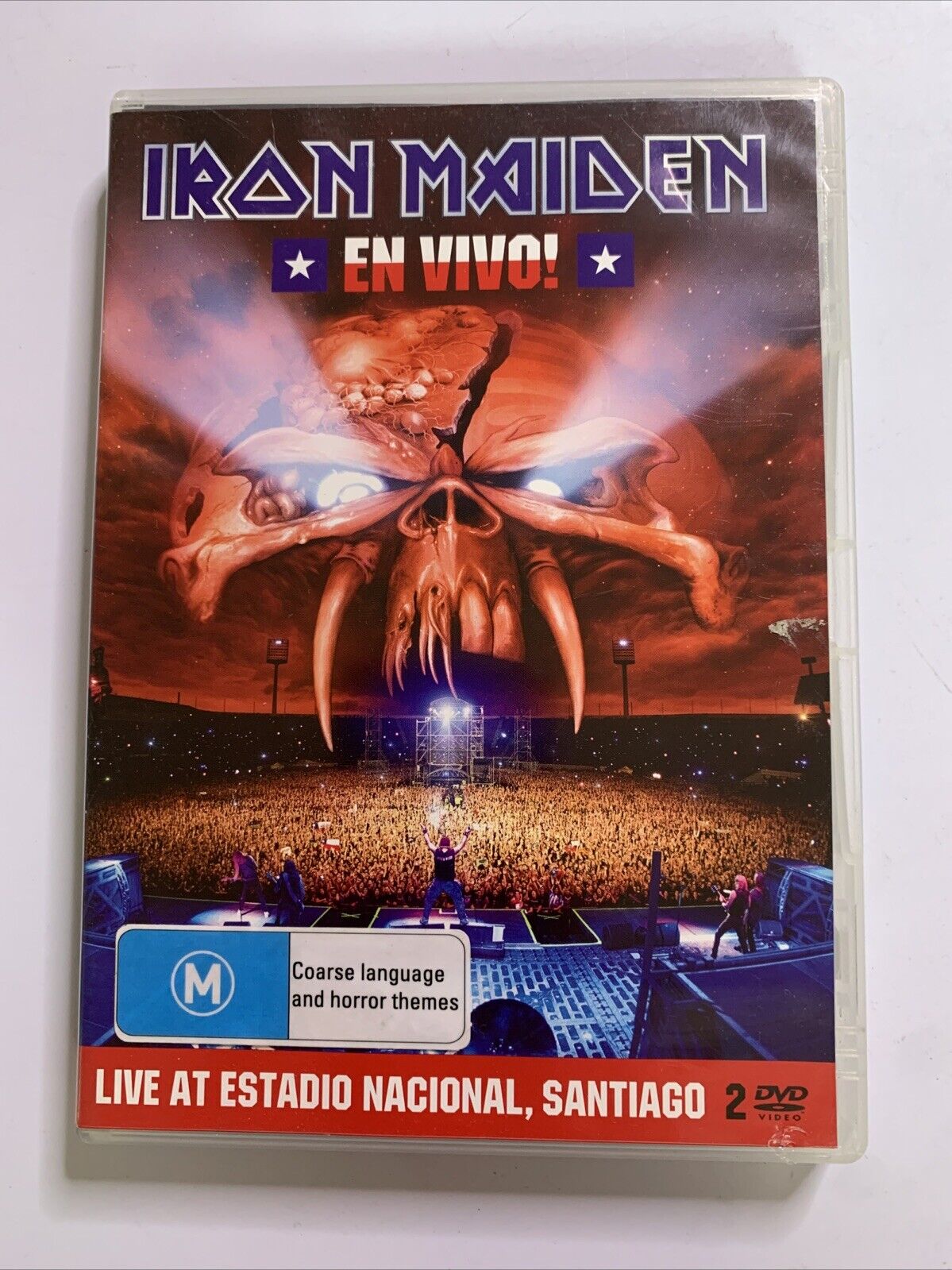 Iron Maiden En Vivo! Live At Estadio Nacional Santiago (DVD, 2012, 2-Disc)