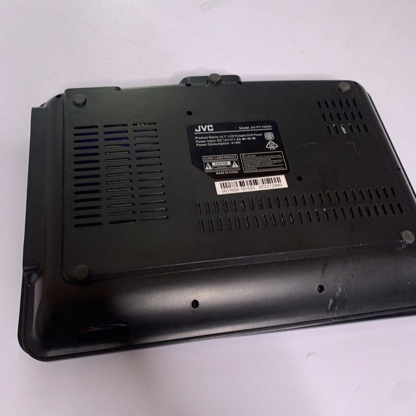 JVC 10.1” Portable DVD Player XV-PY1000A *No Disc Error For Parts Or Repair
