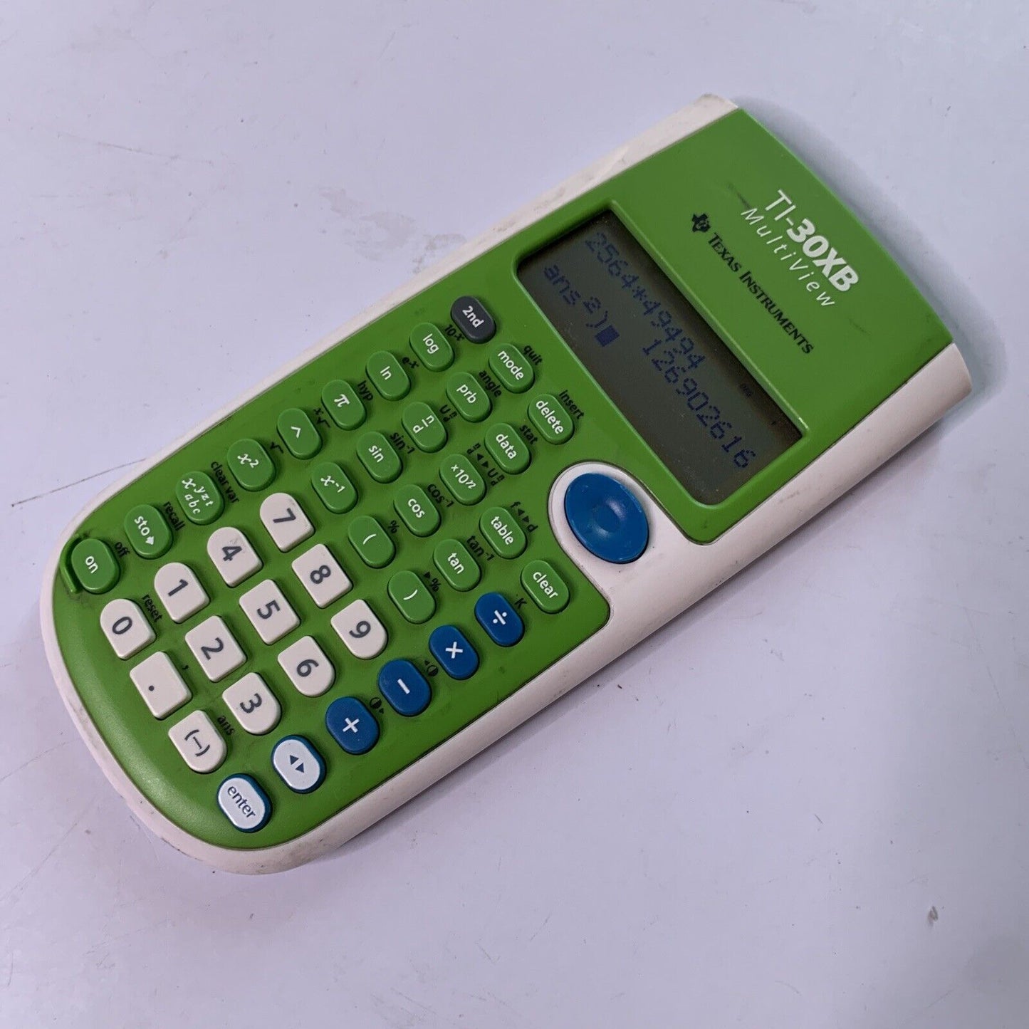 Texas Instruments TI-30XB MultiView Scientific Calculator Green