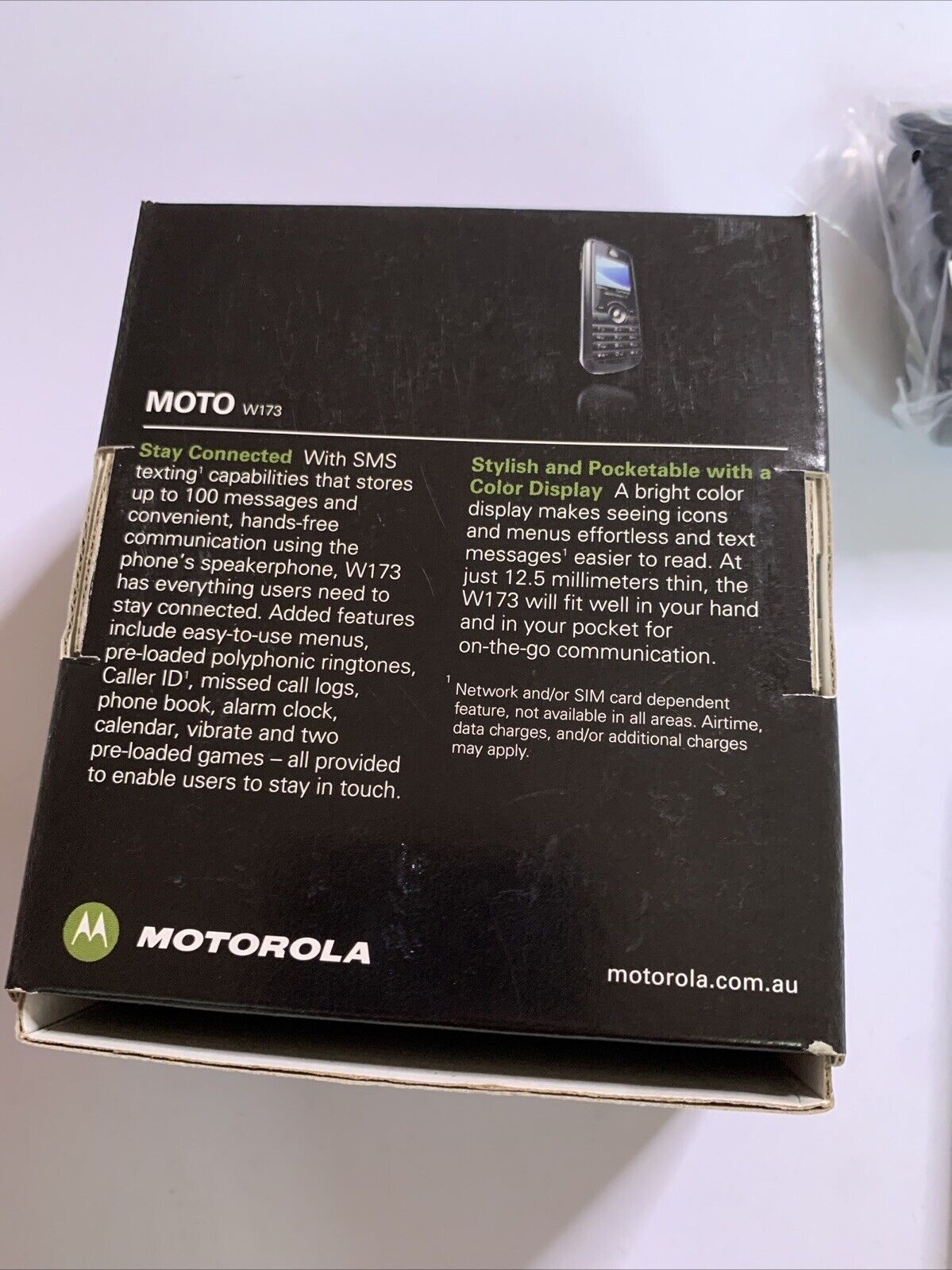 Motorola W173 Mobile Vintage 2G Locked To Telstra