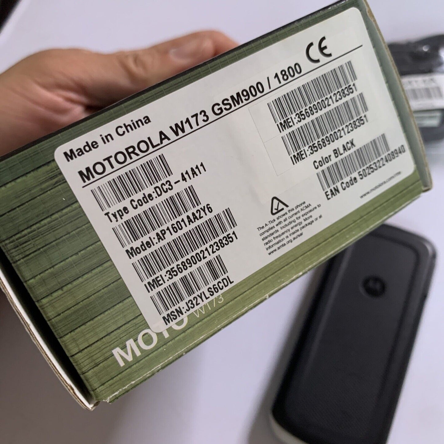 Motorola W173 Mobile Vintage 2G Locked To Telstra