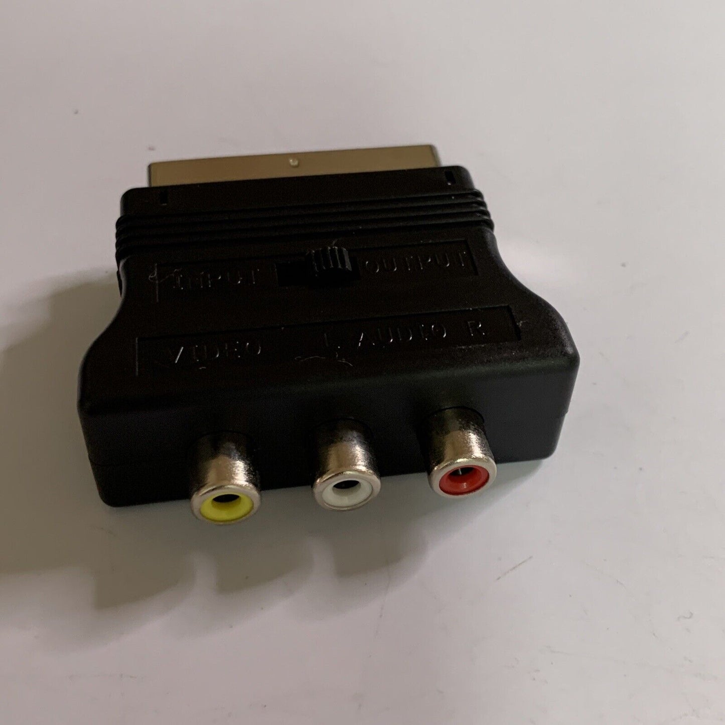 SCART To RCA Composite Input/Output Converter Adapter