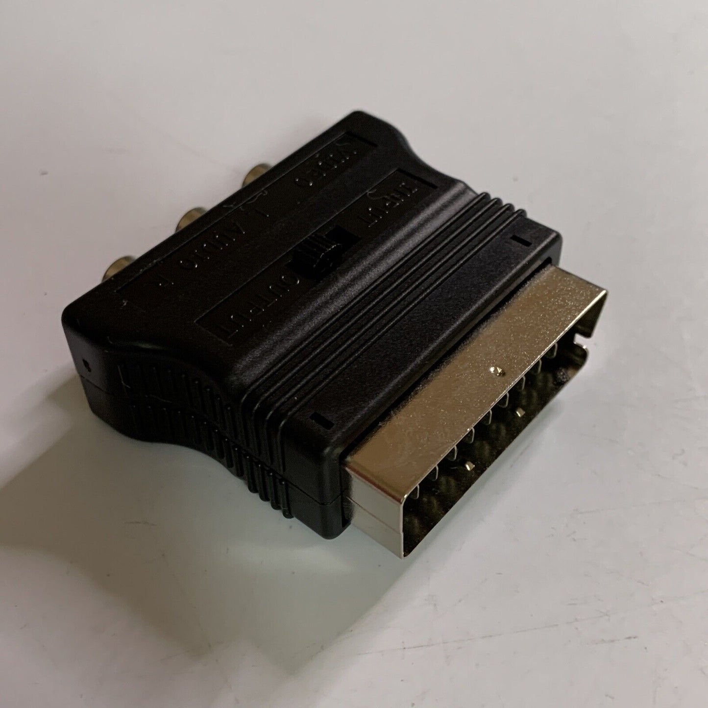 SCART To RCA Composite Input/Output Converter Adapter