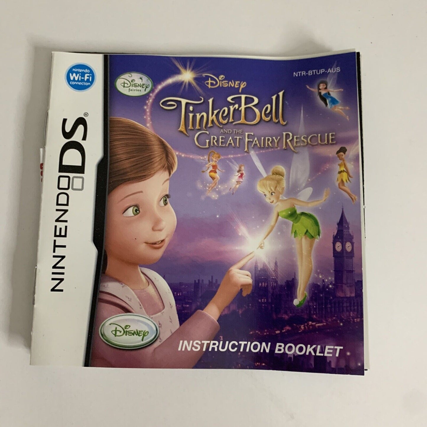Disney Fairies Tinkerbell Fairy Rescue NDS Nintendo DS 2010 Game Complete