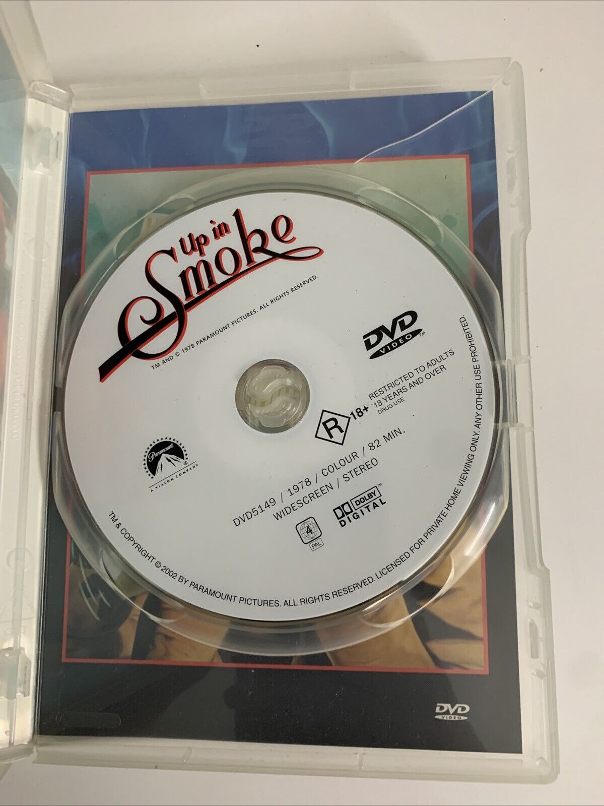 Cheech and Chong's Up in Smoke (DVD, 1978) Region 4