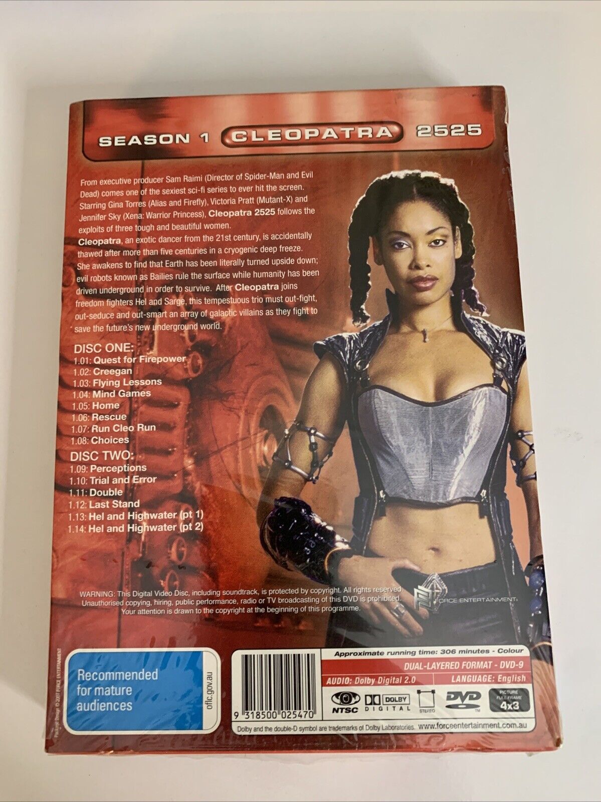 Cleopatra 2525 : Season 1 (DVD, 2000) All Regions BRAND NEW Sealed