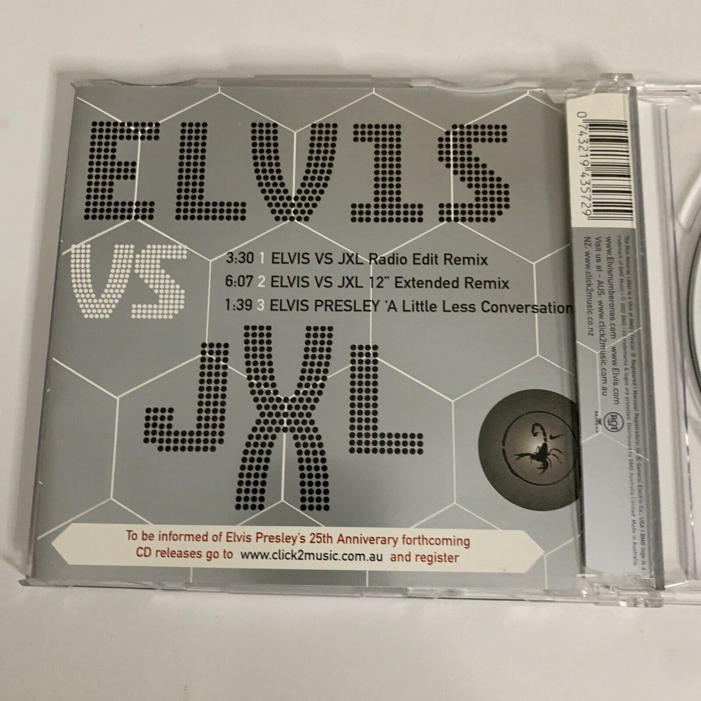 Elvis Vs JXL – A Little Less Conversation (CD, 2002)
