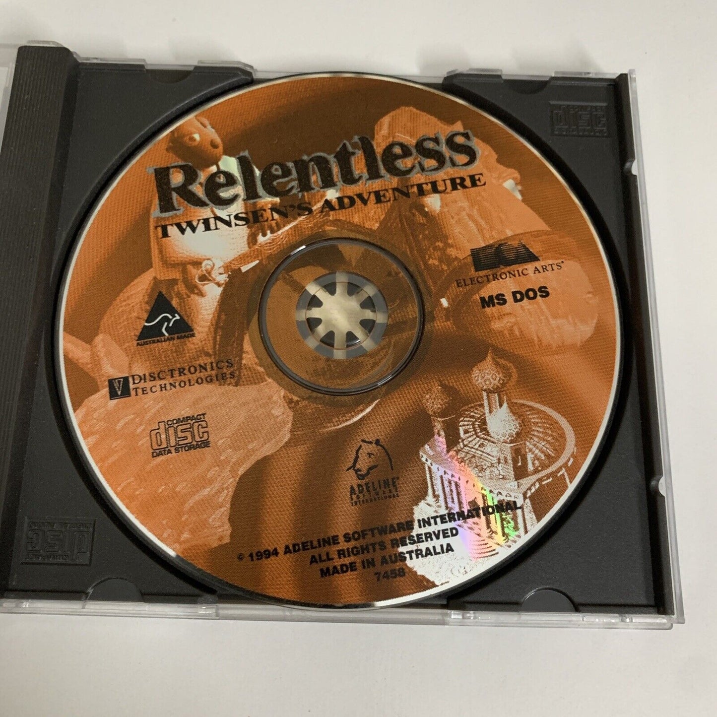 Relentless: Twinsen's Adventure PC MS-DOS 1994 Retro Adventure Game *Disc only