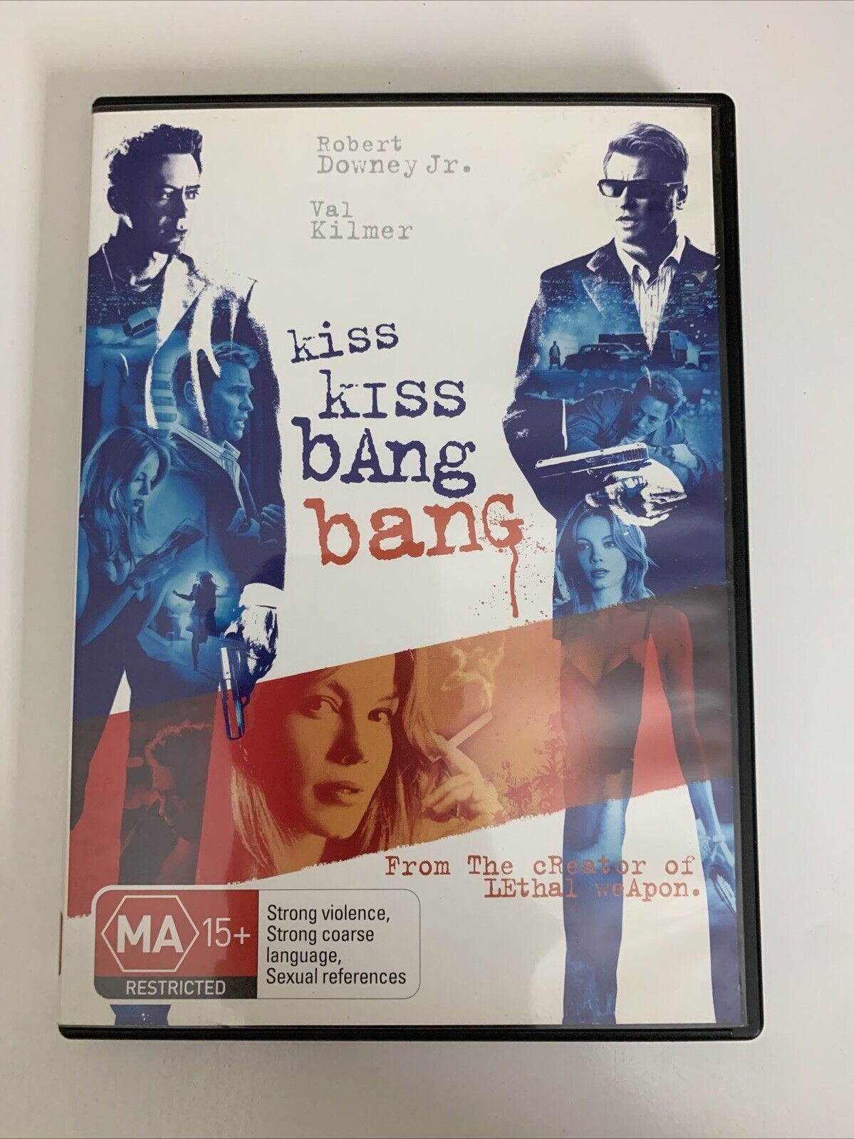 Kiss Kiss Bang Bang (DVD, 2005) Robert Downey Jr., Val Kilmer Region 4
