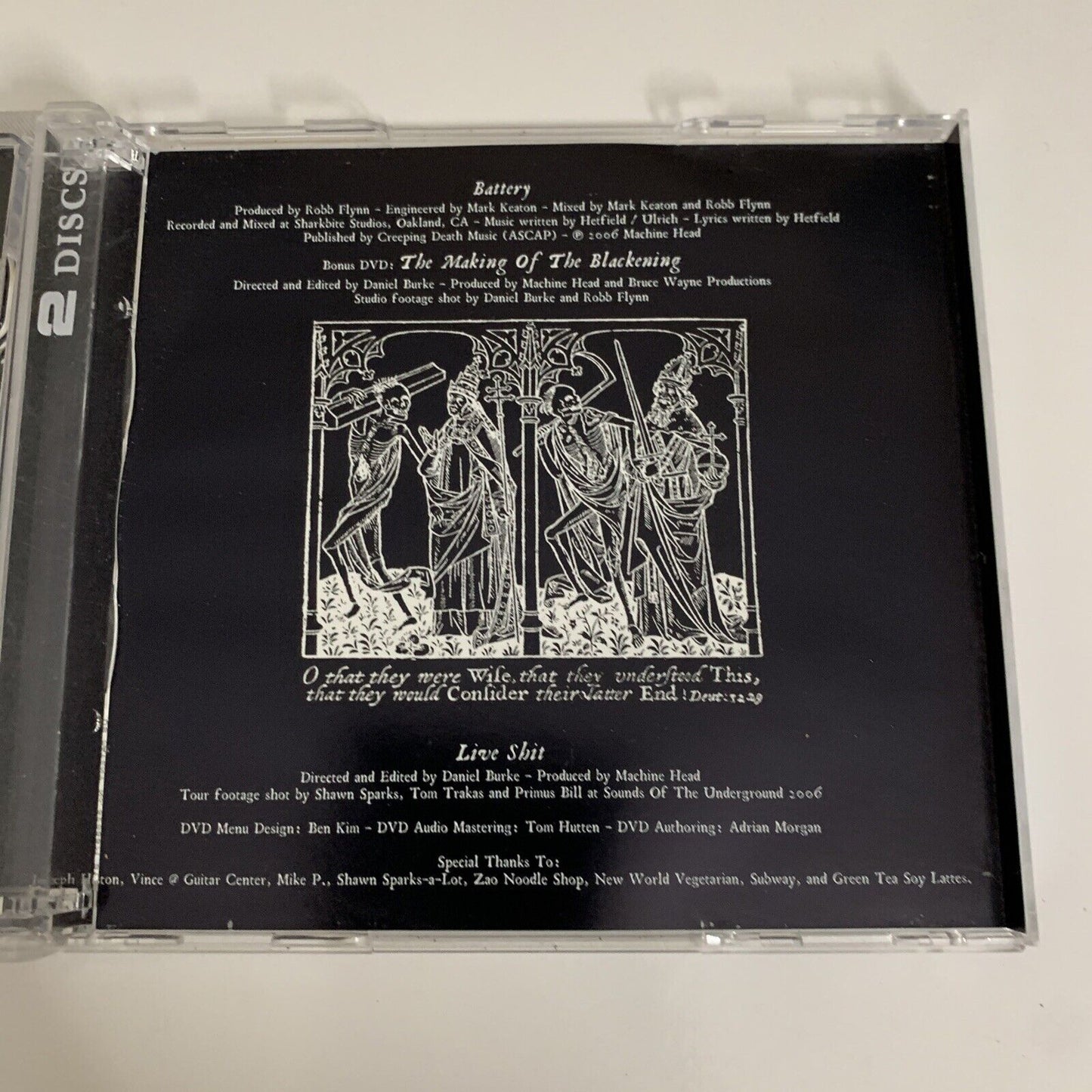 Blackening by Machine Head (CD + DVD, 2008) Album