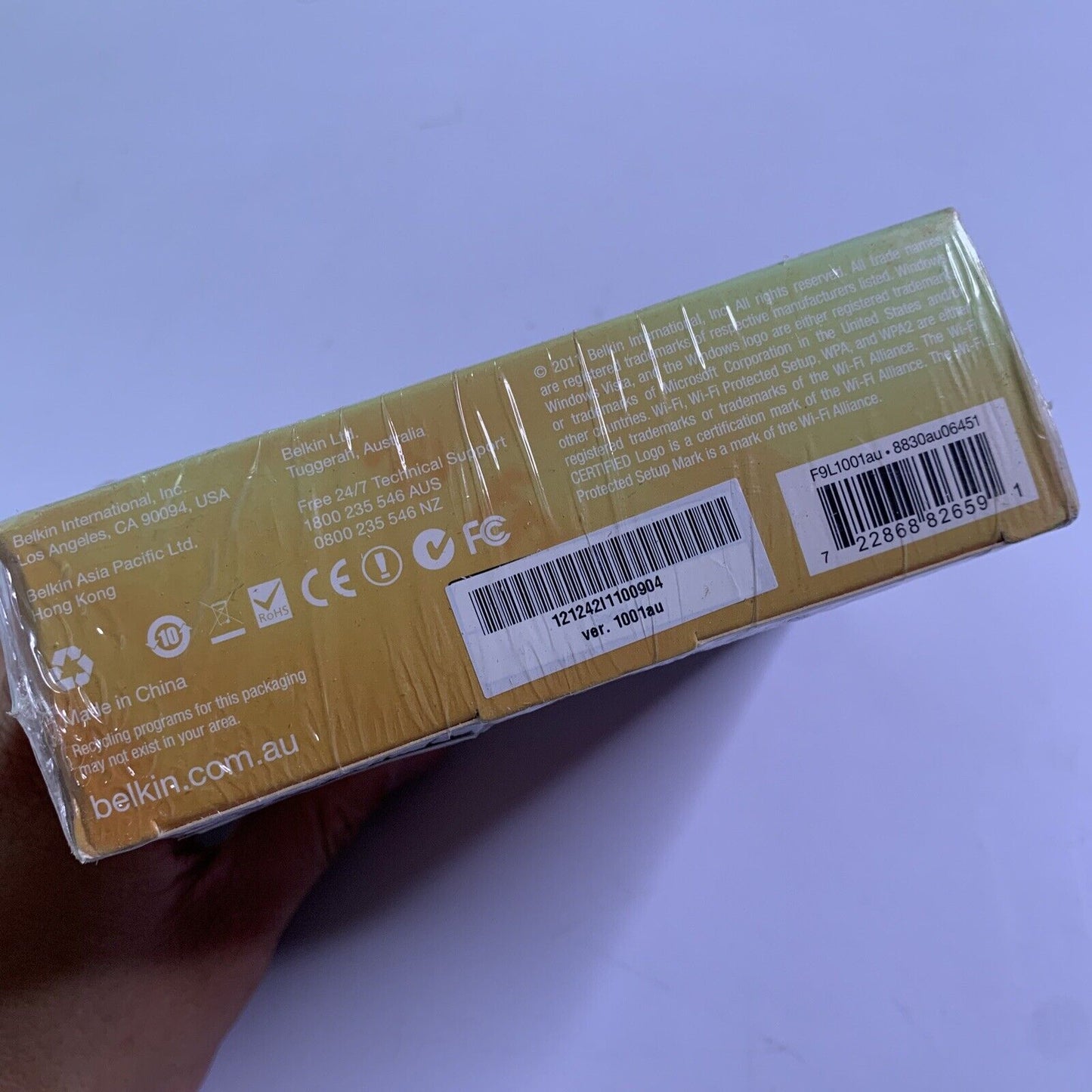 Belkin Wireless WiFi USB Adapter N150 NEW Sealed