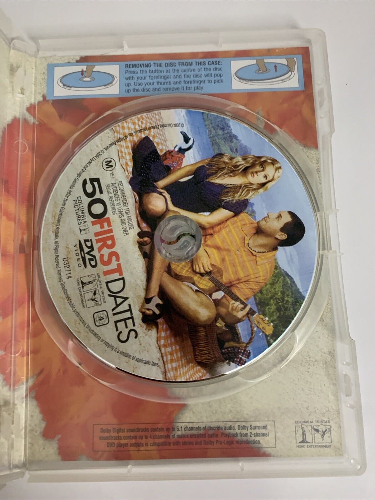 50 First Dates Collector's Edition (DVD, 2004) Adam Sandler, Drew Barrymore