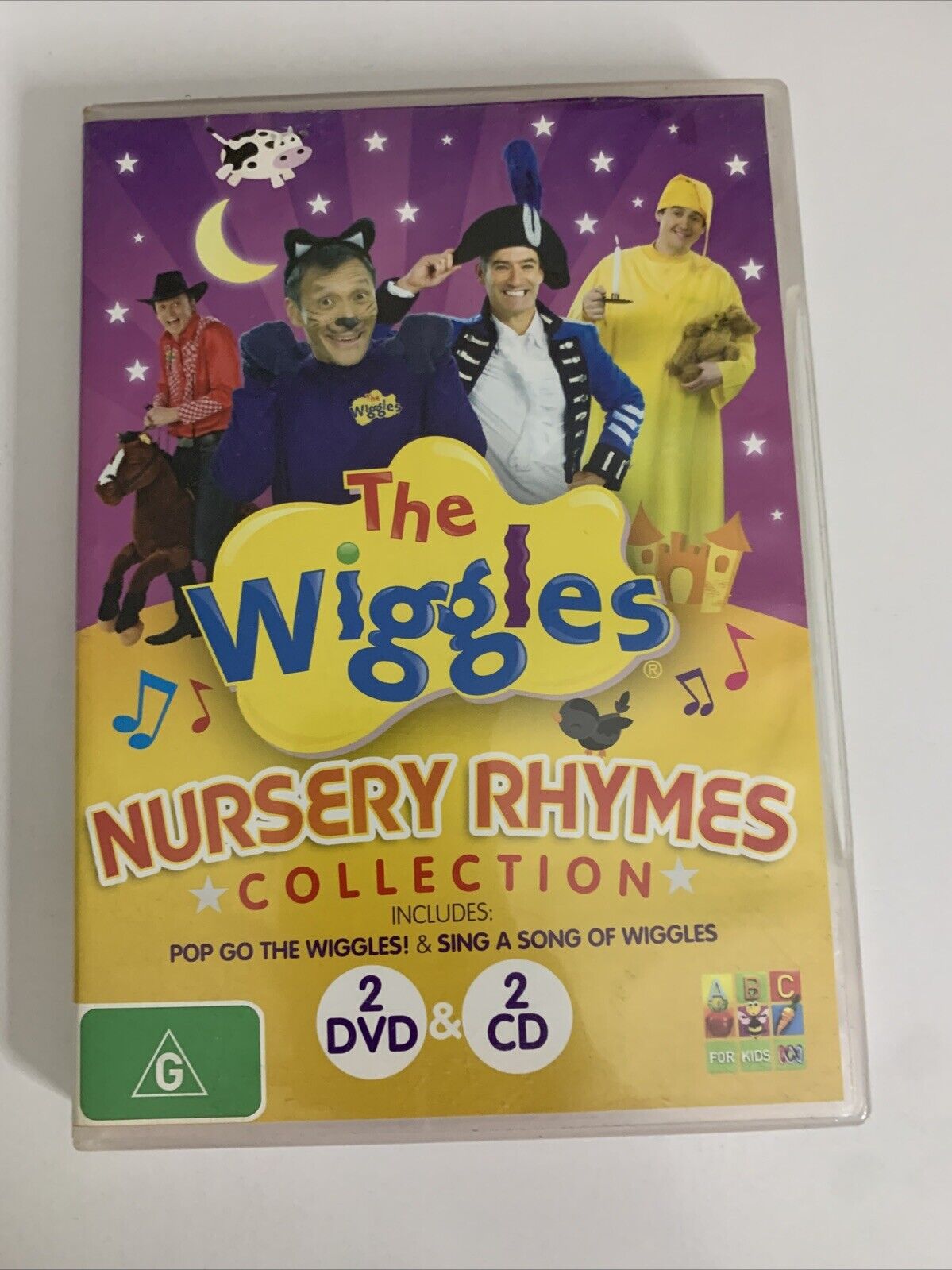 The Wiggles Nursery Rhymes Collection 4 Disc DVD CD 2011 Region 4 the-wiggles-nursery-rhymes-collection-4-disc-dvd-cd-2011-region-4