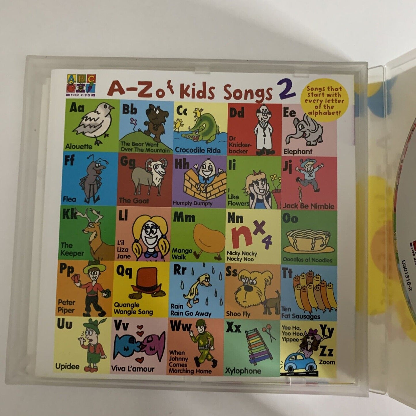A-Z Of Kids Songs 2 by ABC Music (CD, 2006) Album D301316-2