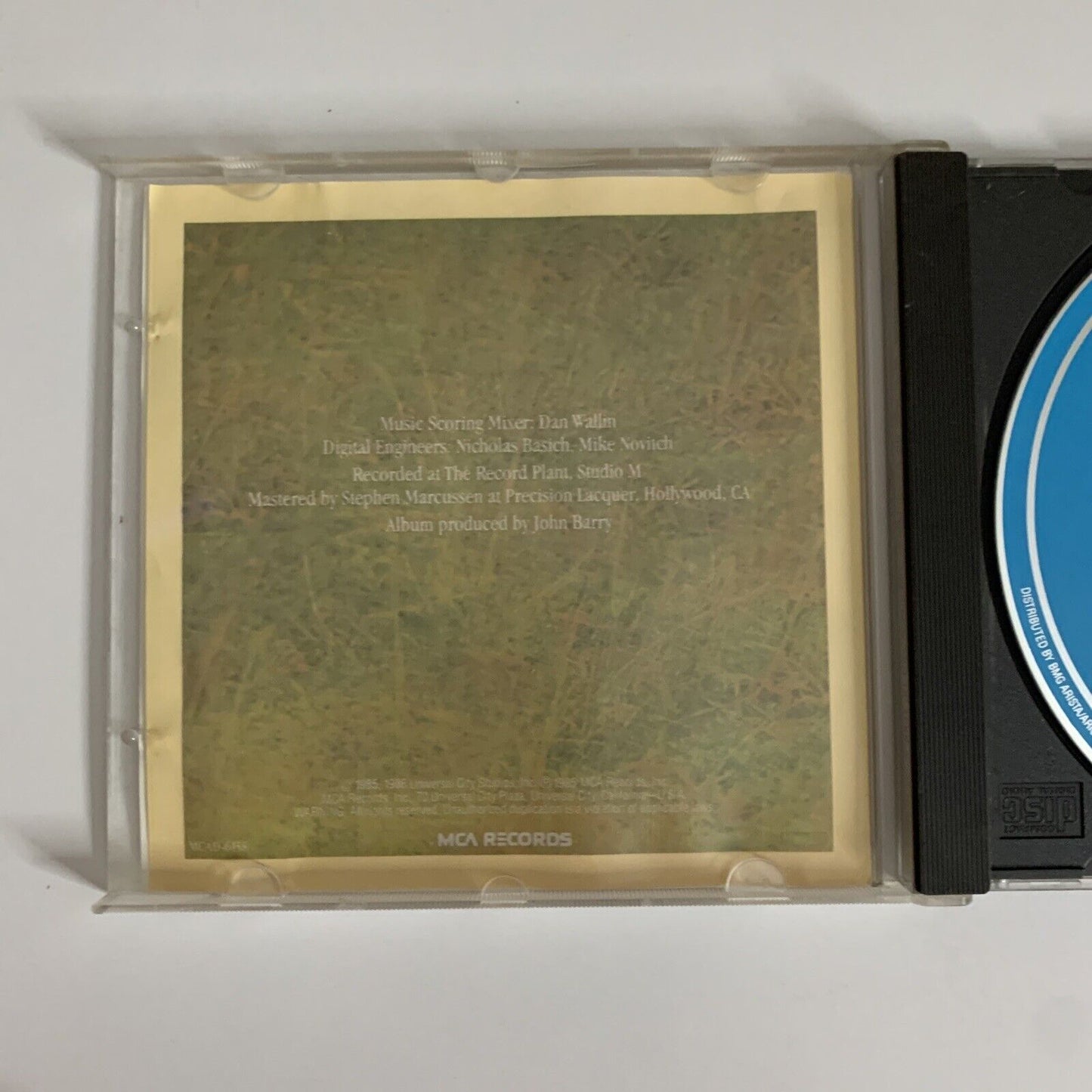 Out of Africa Film Soundtrack by John Barry (CD, 1990) Album