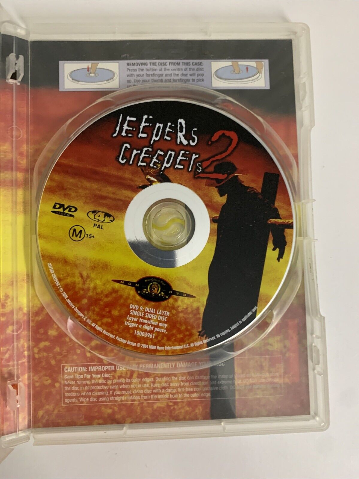 Jeepers Creepers 2 Special Edition (DVD, 2003) Ray Wise, Jonathan Breck Region 4