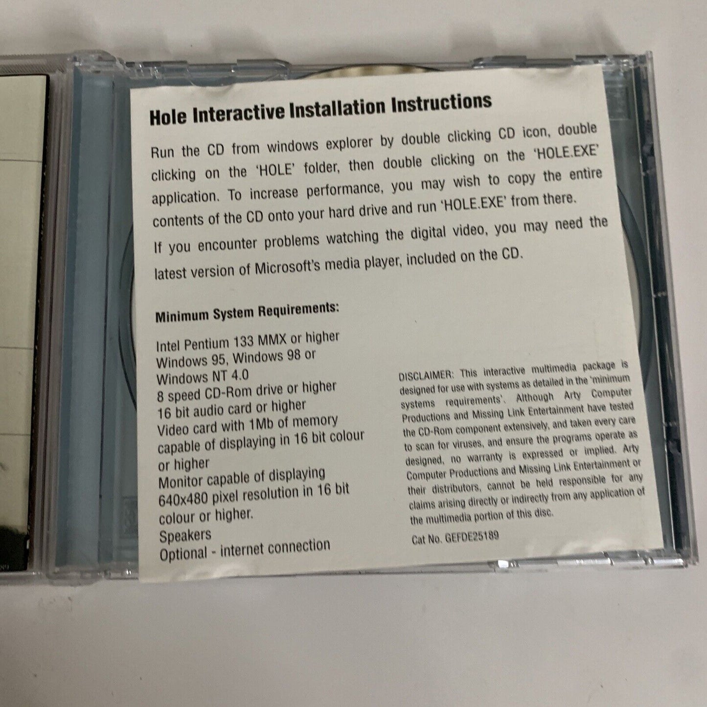 Celebrity Skin by Hole (CD, 1999, Enhanced) Album