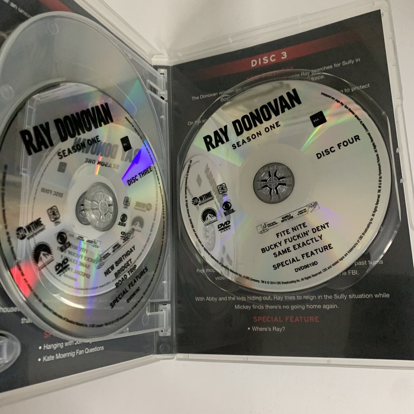Ray Donovan : Season 1 (DVD, 2013, 4-Disc) Region 4