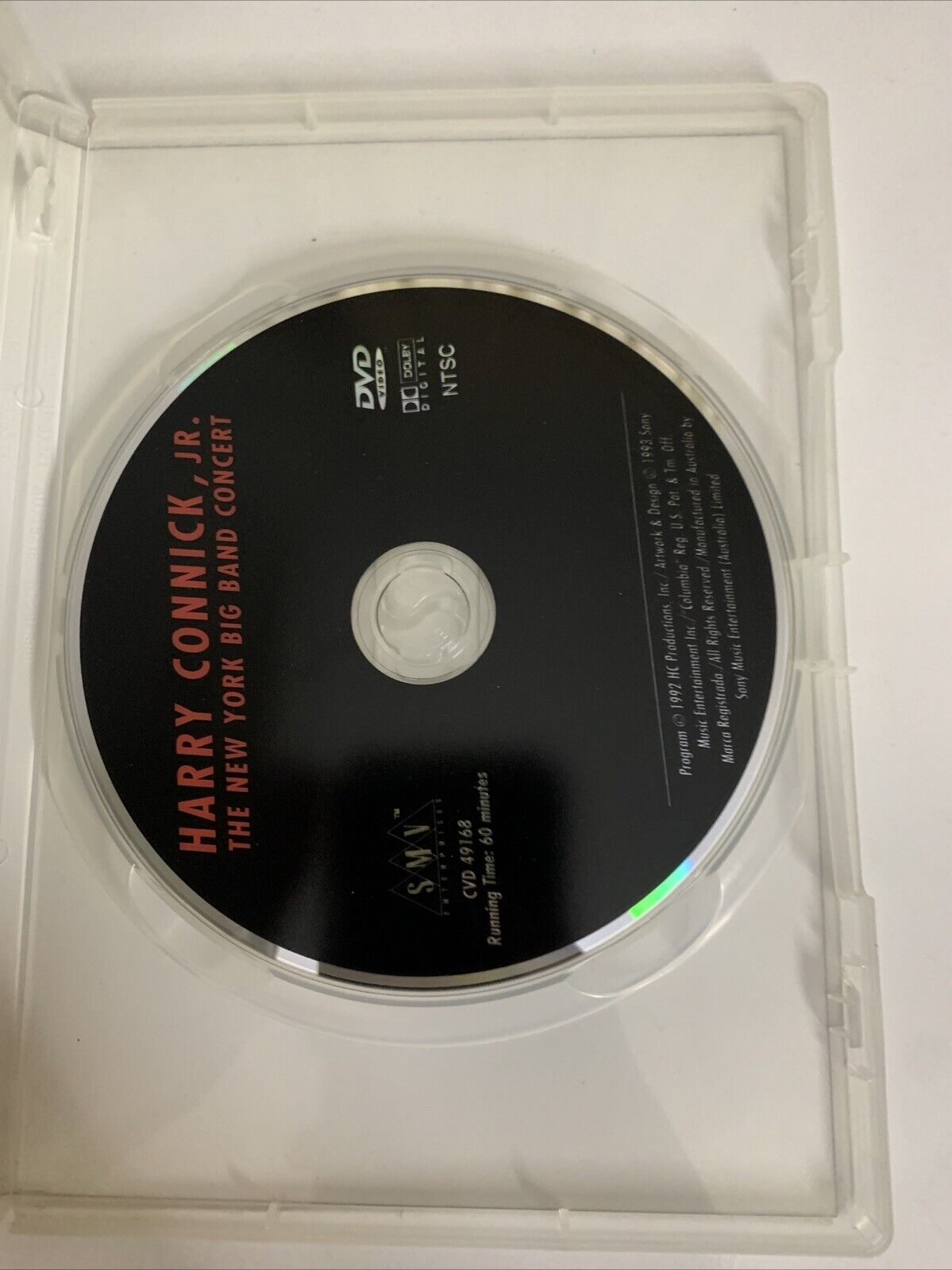 New York Big Band Concert by Harry Connick, Jr. (DVD, 1999) All Regions