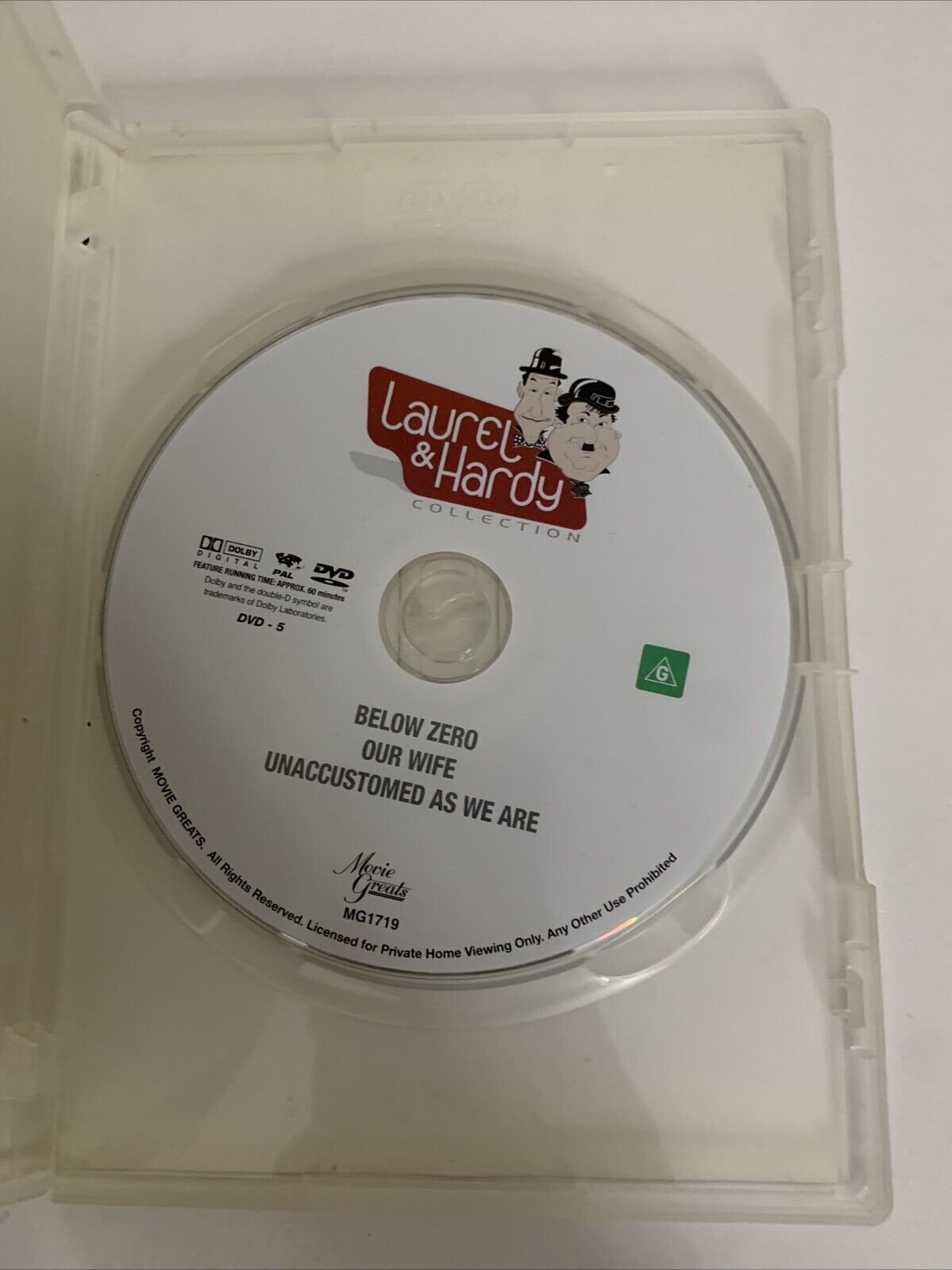 Below Zero / Our Wife / Unaccustomed As We Are (DVD, 1930) Laurel & Hardy