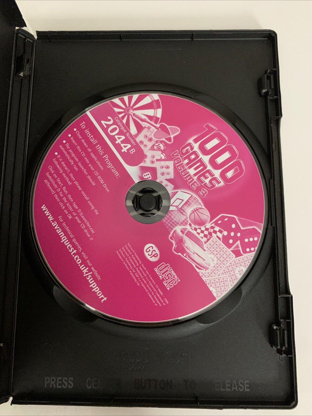 1000 Games Volume 3 Full Versions PC Windows CD-ROM Game