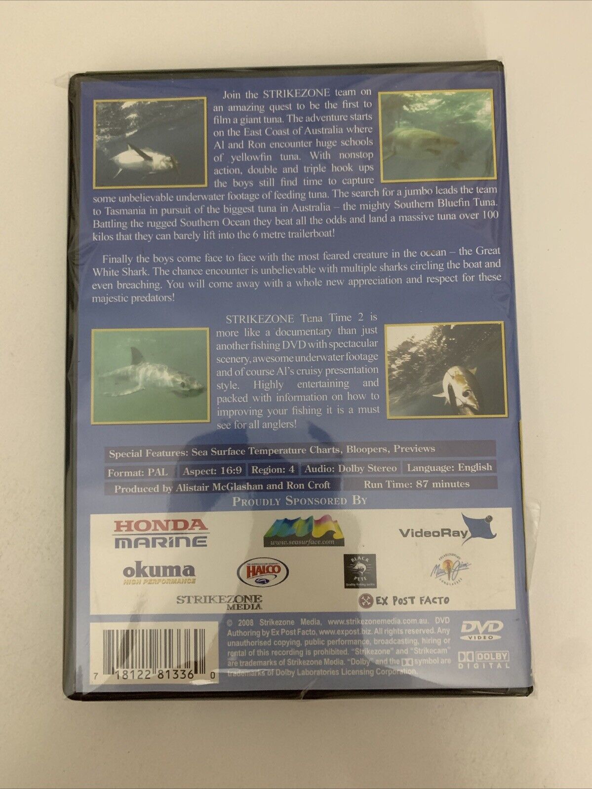 Strikezone: Tuna Time 2 (DVD, 2008) All Regions NEW