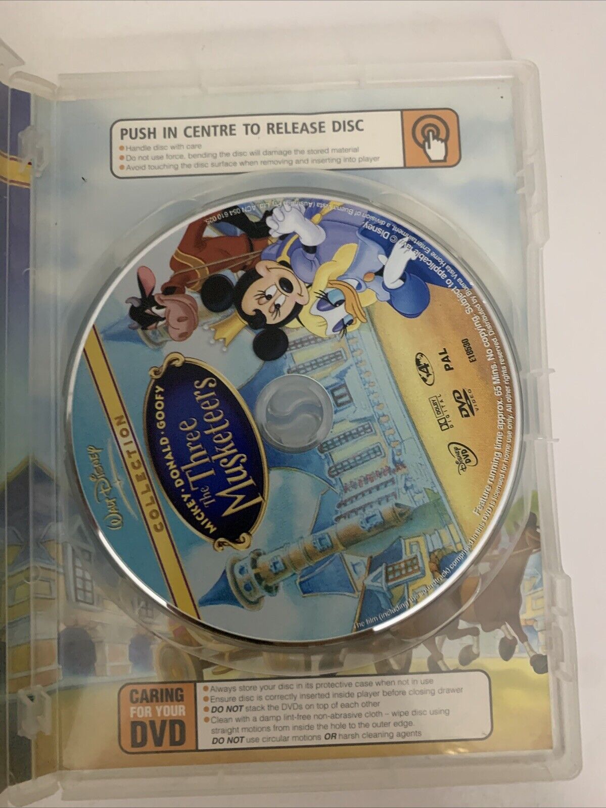 Disney The Three Musketeers : Mickey, Donald & Goofy (DVD, 2004) Region 4