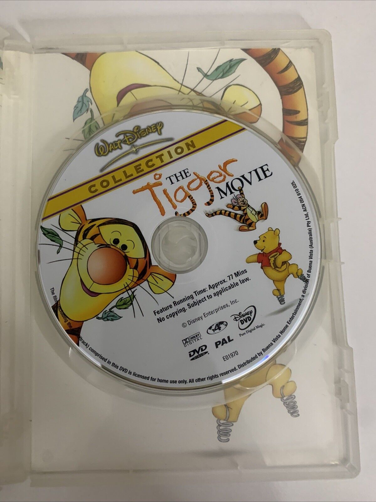 The Tigger Movie (DVD, 1999) Disney Film Region 4
