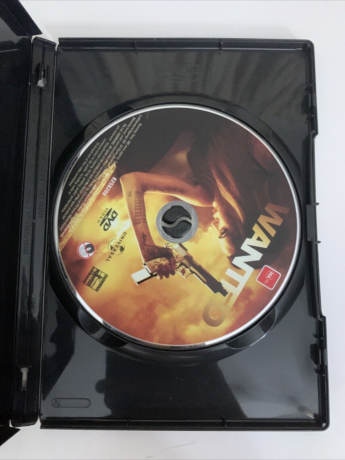 Wanted (DVD, 2008) Morgan Freeman, Angelina Jolie, Chris Pratt Region 4