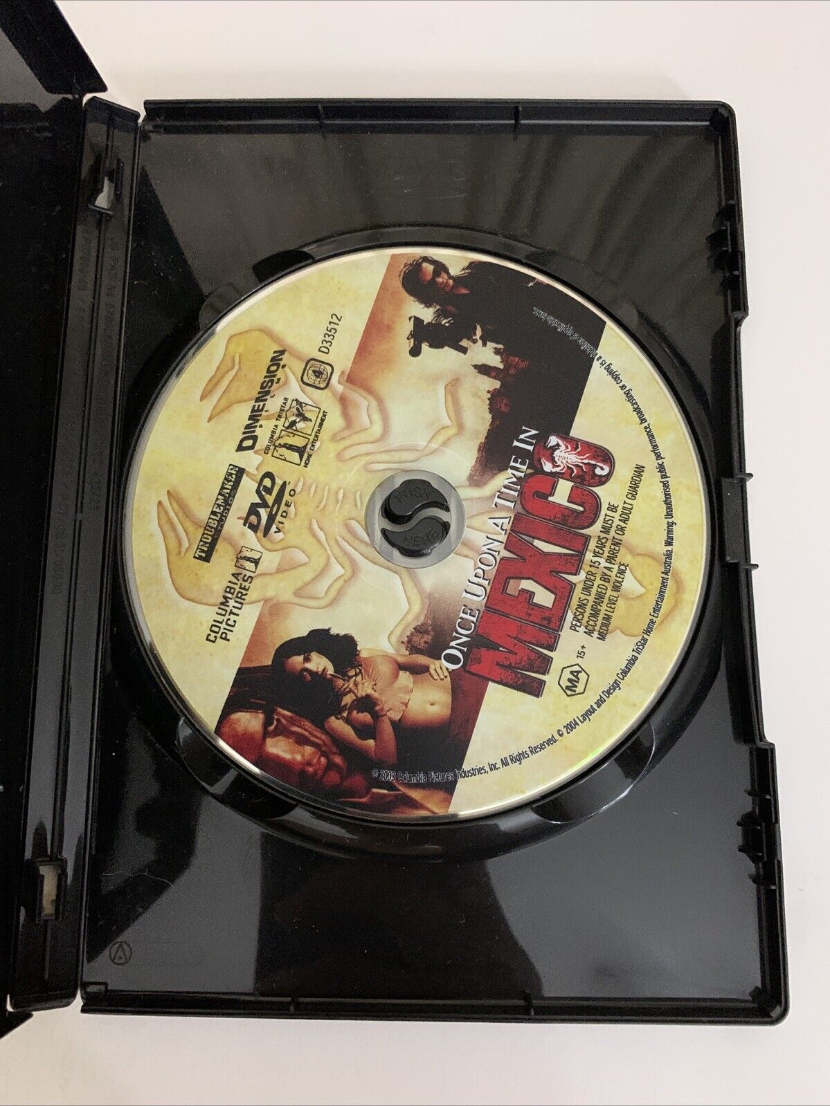 Once Upon A Time In Mexico (DVD, 2003) Antonio Banderas, Johnny Depp Region 4