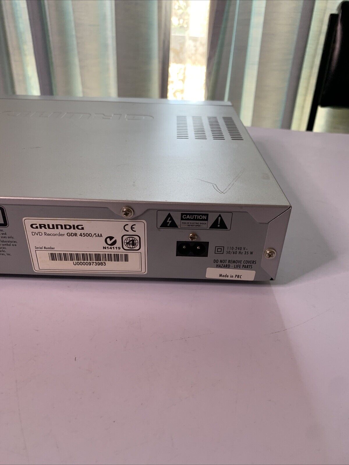 Grundig DVD Recorder GDR 4500/SAA *No Remote